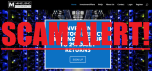 Mineland scam alert