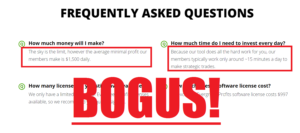Evergreen Profits fake profits