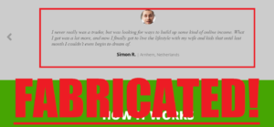 Evergreen Profits fake testimonials