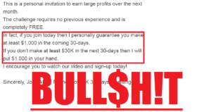 30K Income Scam