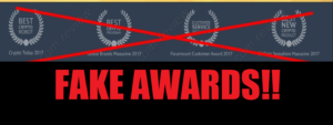 Bitcoin Cash Grab Fake Awards