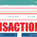 Bitcoin Doubler Transactions