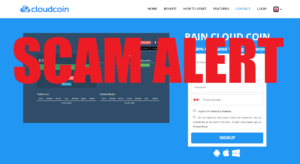 Rain Cloud Coin Scam