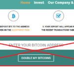 Bitcoin double address