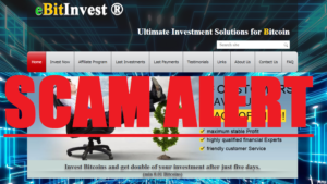 eBitInvest Scam Alert