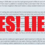 Crypto Income Lies