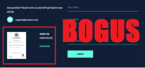 Coinicor.com alert