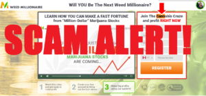Weed Millionaire App Alert