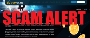 Coin Gains Limited Scam