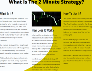 2 Minute Strategy App