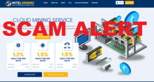 Intel Mining Scam Warning
