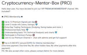 Cryptocurrency Mentor Box Pro